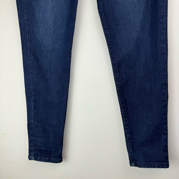Democracy Ab Solution Womens Plus Skinny Jeans Sz 16 Dark Wash Stretch Denim - Picture 7 of 14